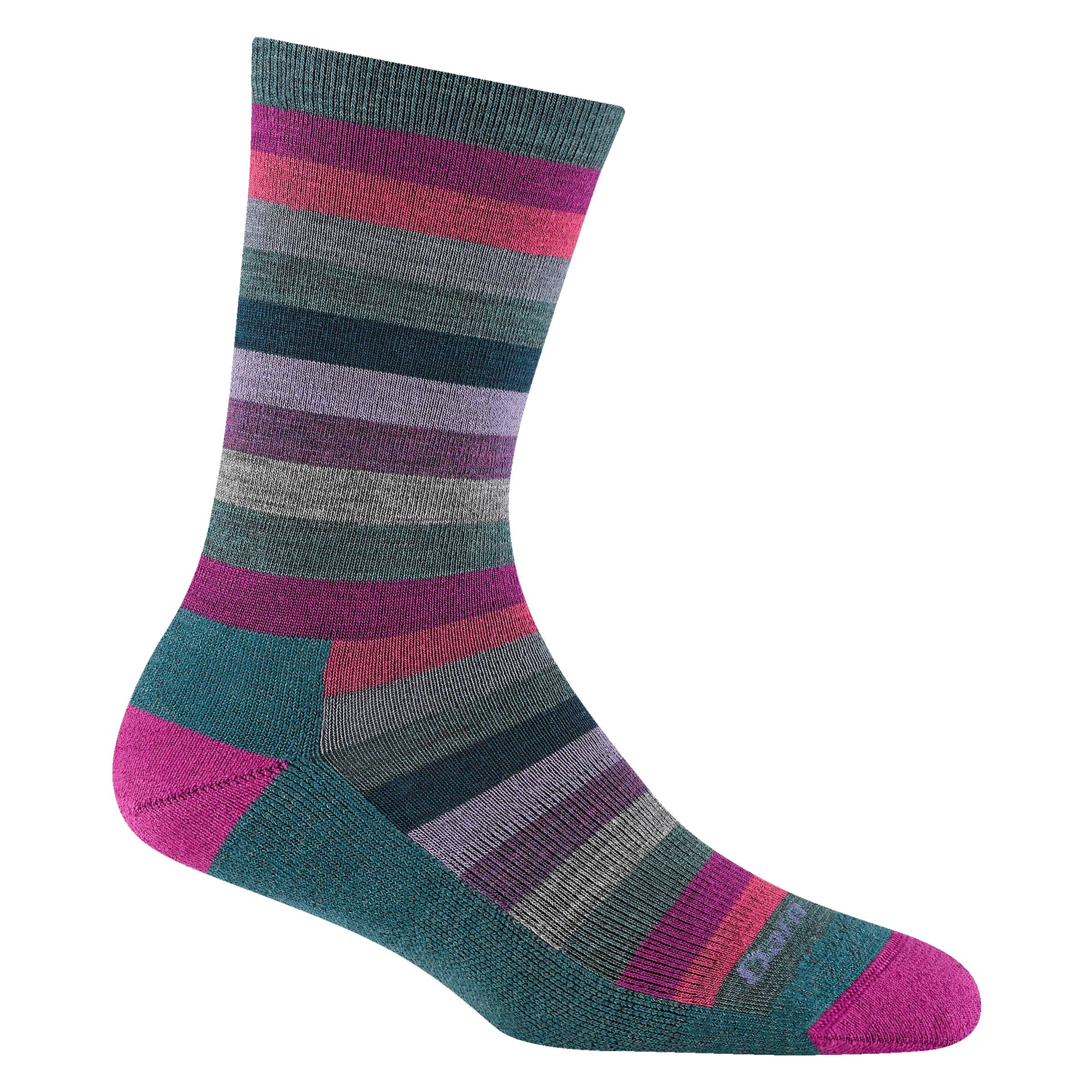 Women's Mystic Stripe Crew Lightweight Lifestyle Socks