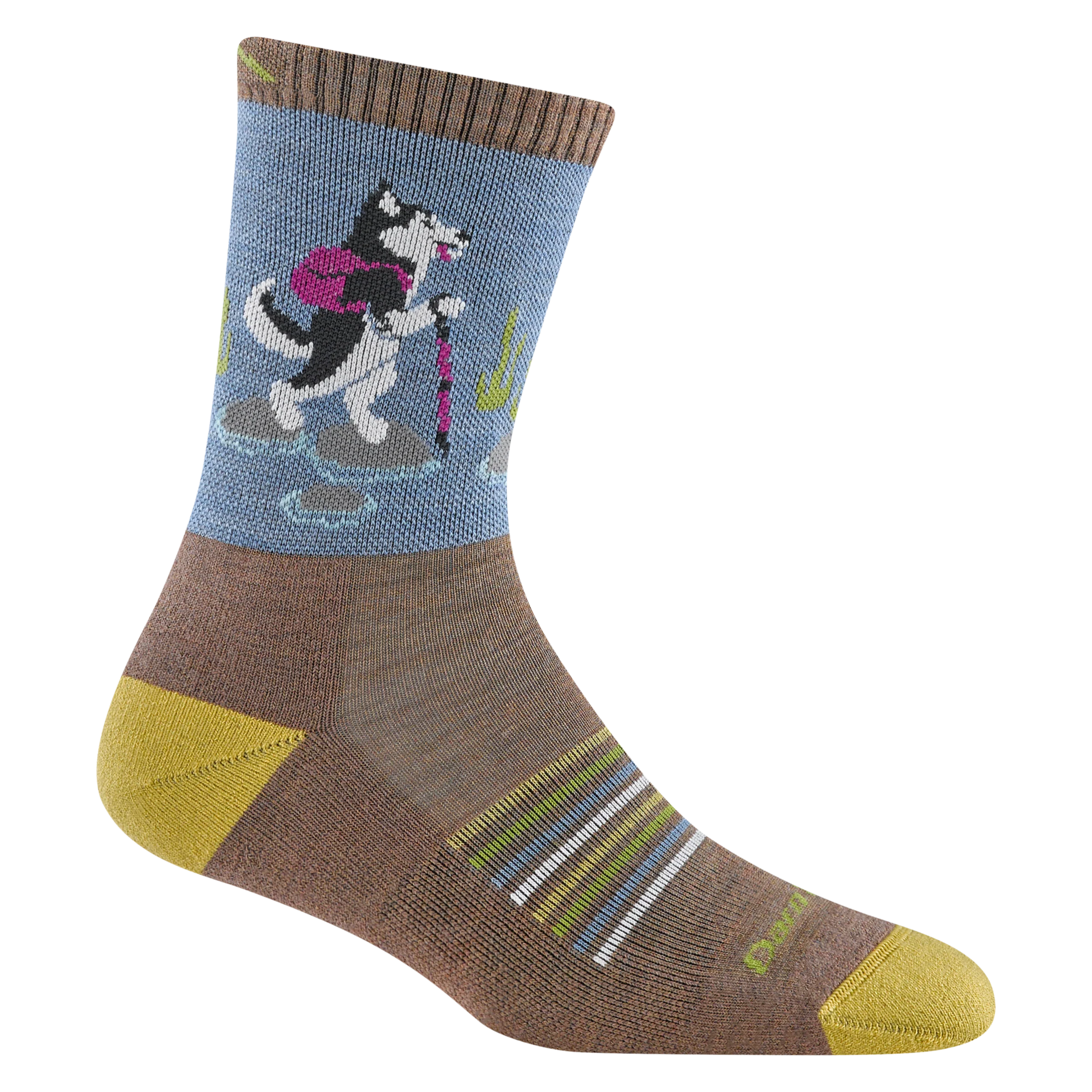 Women's Critter Club Micro Crew Lightweight Hiking Socks