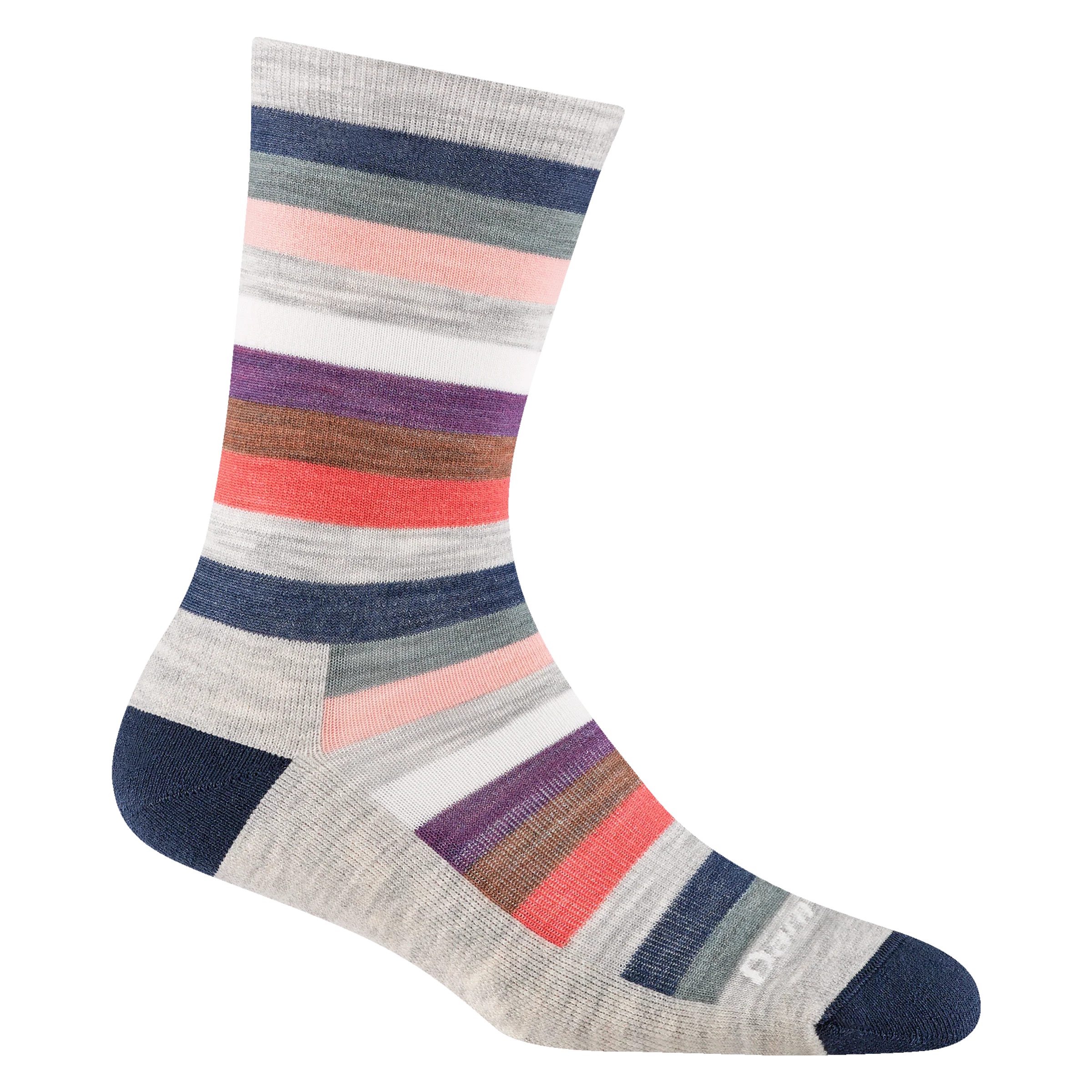Women's Mystic Stripe Crew Lightweight Lifestyle Socks