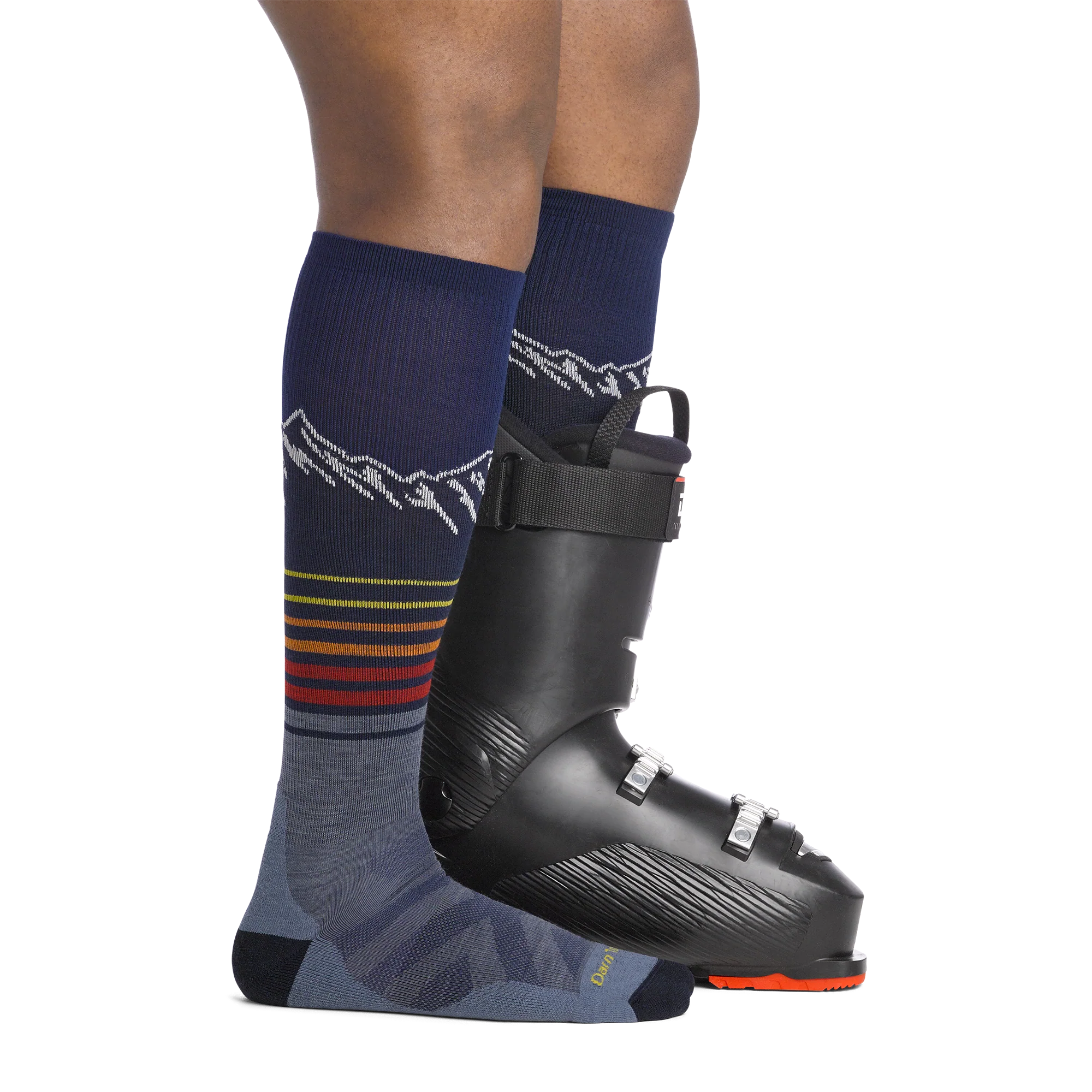 Men's Steep Lines Over-the-Calf Lightweight Ski & Snowboard Socks