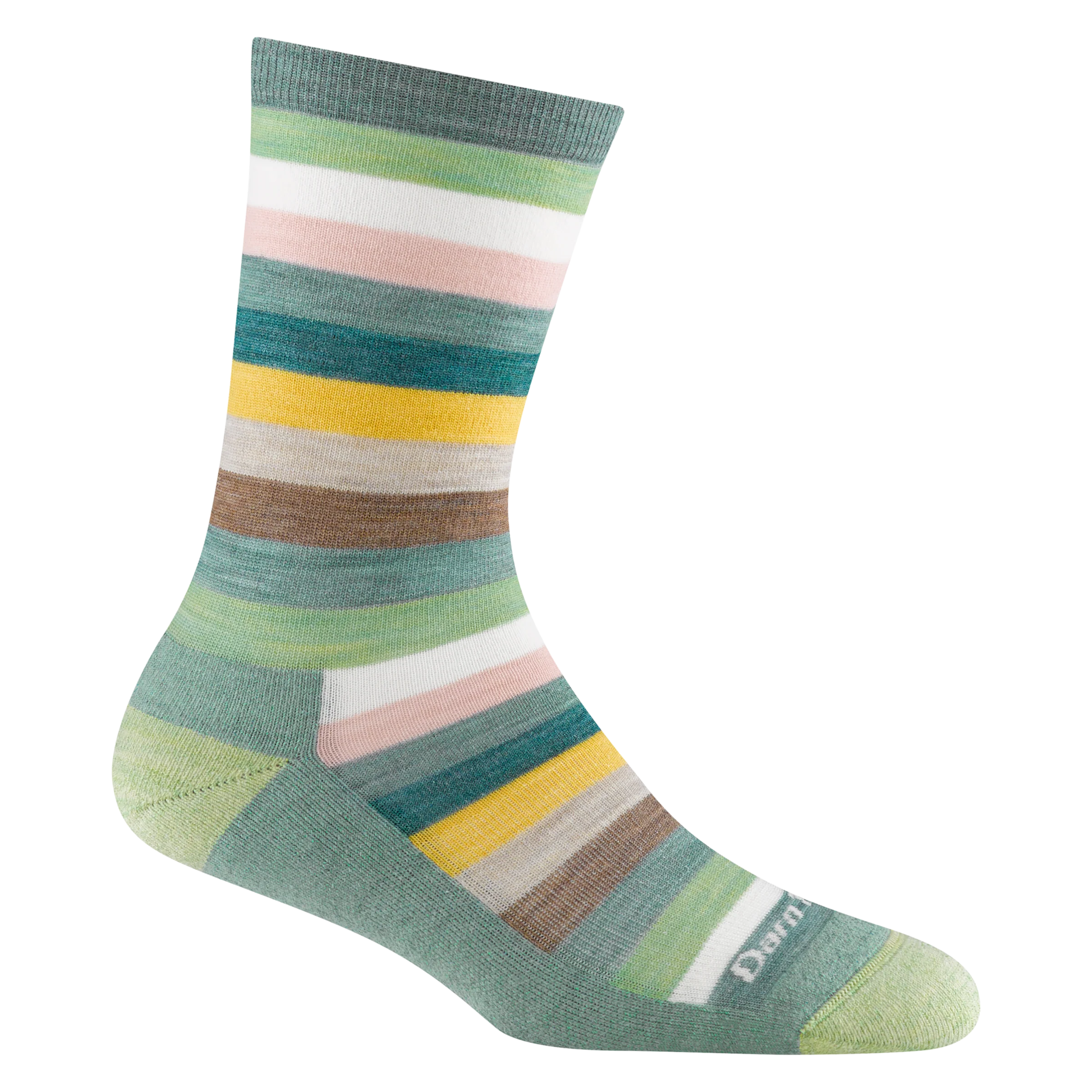 Women's Mystic Stripe Crew Lightweight Lifestyle Sock-Last Chance