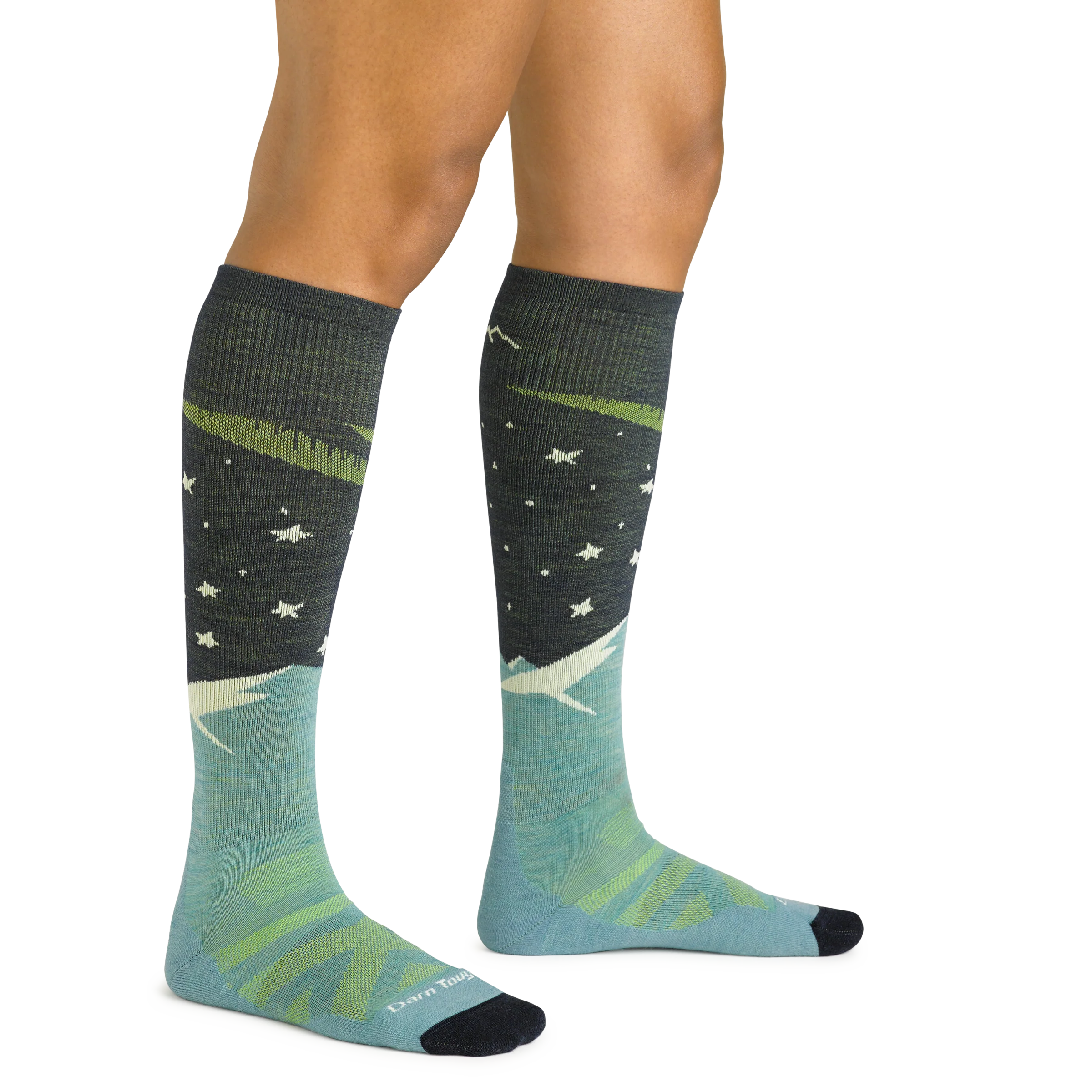 Women's Aurora Over-the-Calf Lightweight Ski & Snowboard Socks