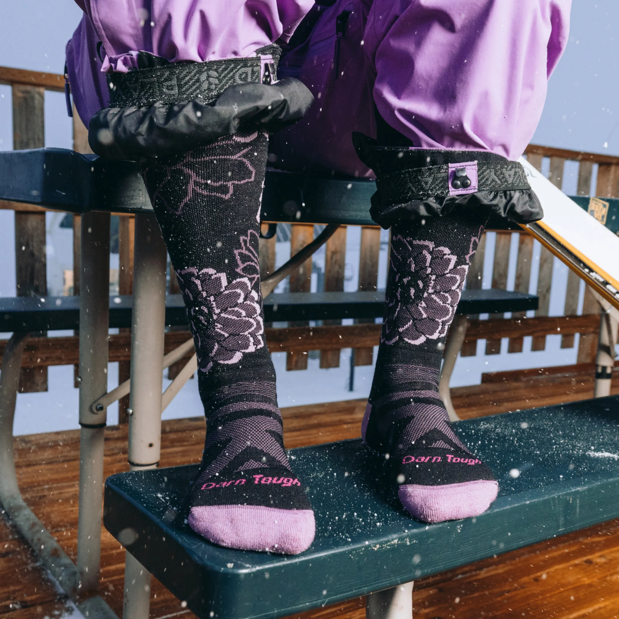 Women's Dahlia Over-the-Calf Midweight Ski & Snowboard Socks